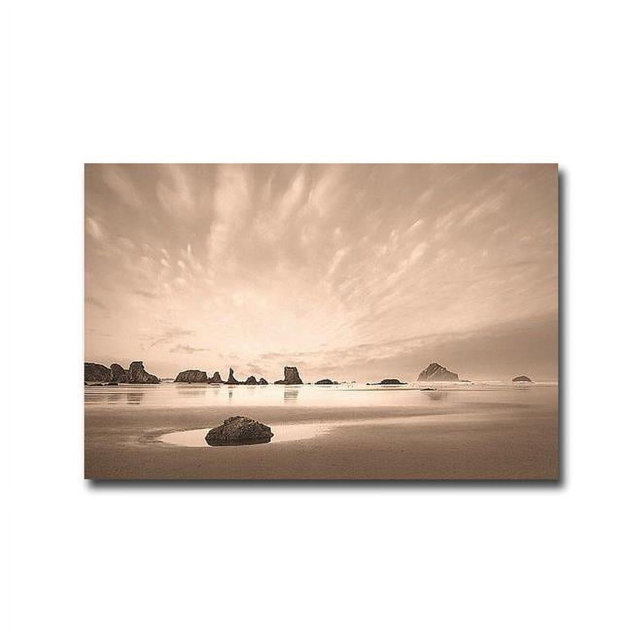 1624M195IG Morning on The Beach by Igor Svibilsky Premium Gallery-Wrapped Canvas Giclee Art - 16 x 24 x 1.5 in.