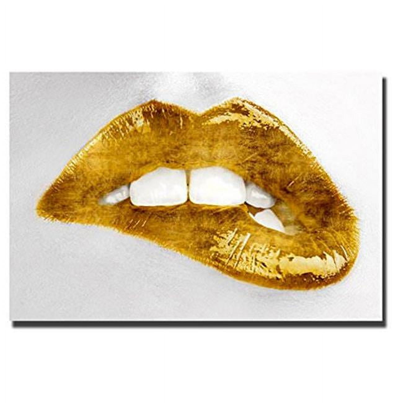 1624M277TG Luscious Gold by Sarah McGuire Premium Gallery-Wrapped Canvas Giclee Art - 16 x 24 x 1.5 in.