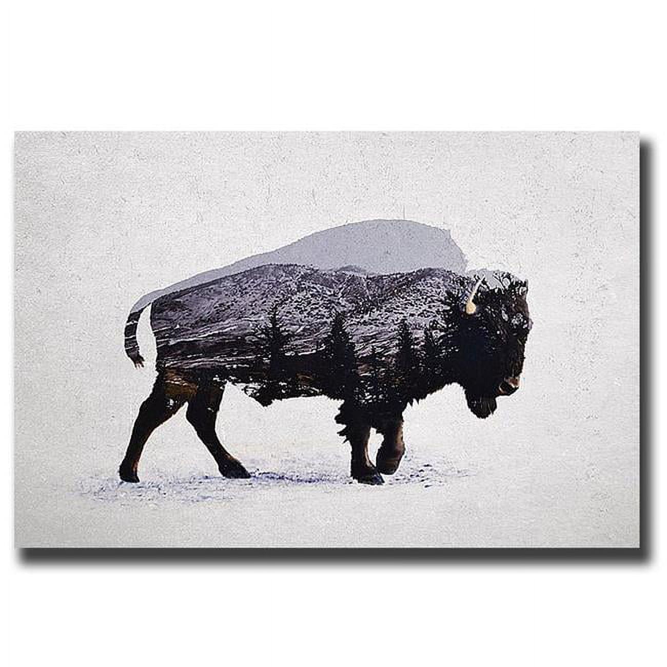 1624N878IG The American Bison by Davies Babies Premium Gallery-Wrapped Canvas Giclee Art - 16 x 24 x 1.5 in.
