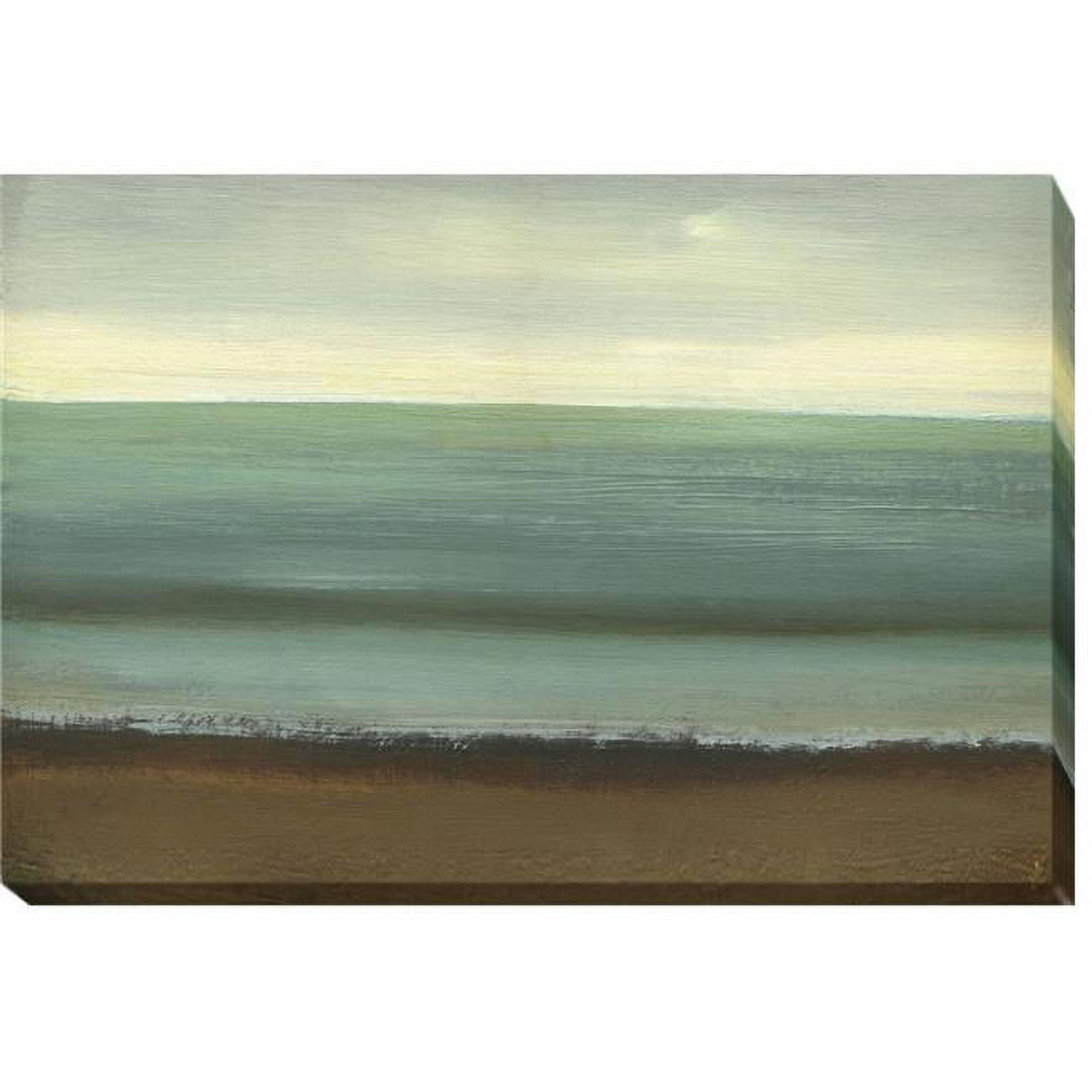 1624O779CG Calm Sea by Caroline Gold Custom Gallery-Wrapped Canvas Giclee Art - 16 x 24 x 1.5 in.