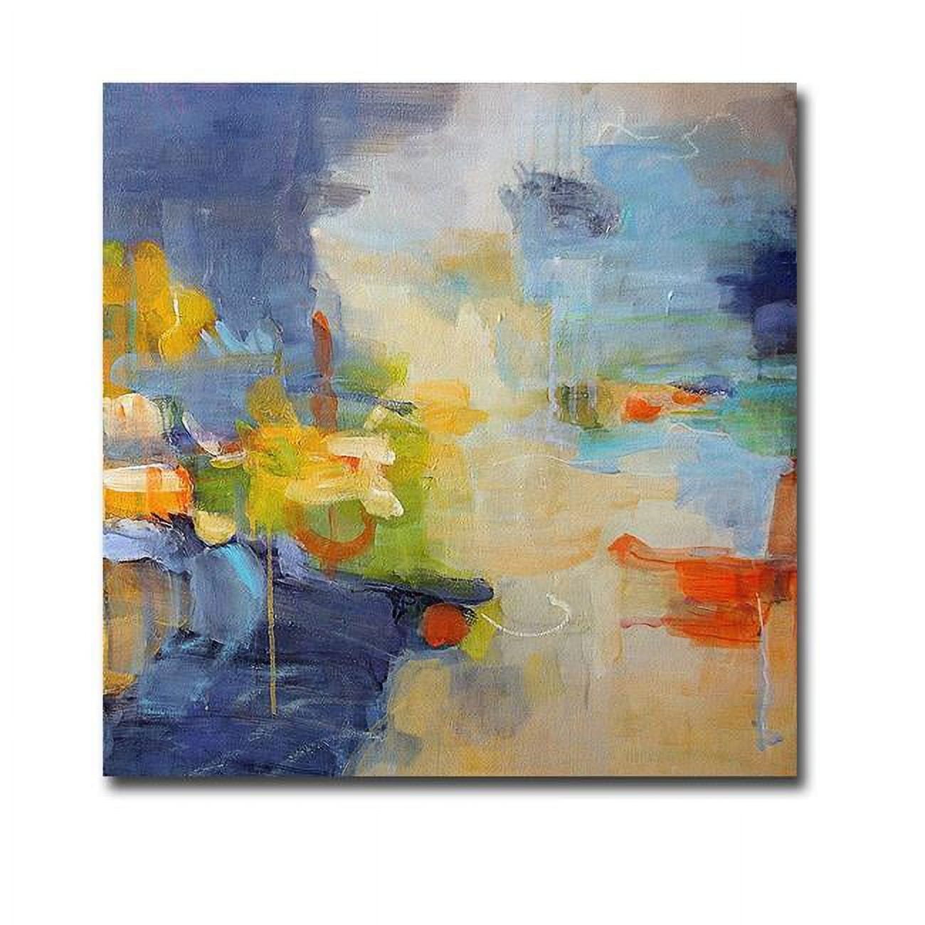 36364736IG Restless Mind by Lina Alattar Premium Oversize Gallery-Wrapped Canvas Giclee Art - 36 x 36 in.