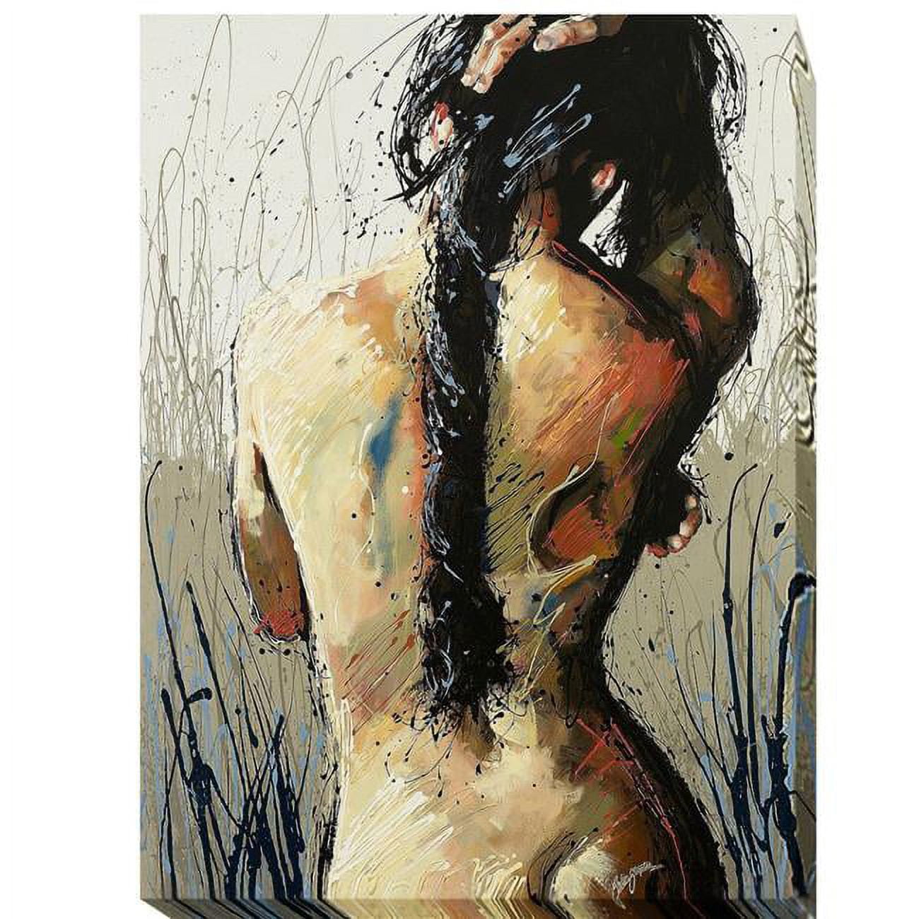 Mother Ganges by Colin John Staples Premium Gallery-Wrapped Canvas Giclee Art - 12 x 16 x 1.5 in.