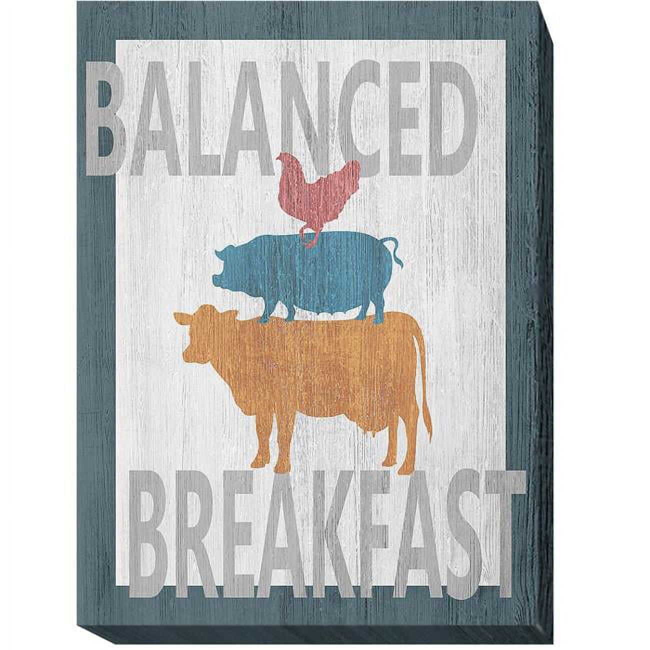 Balanced Breakfast One by Alicia Soave Premium Gallery-Wrapped Canvas Giclee Art - 12 x 16 x 1.5 in.