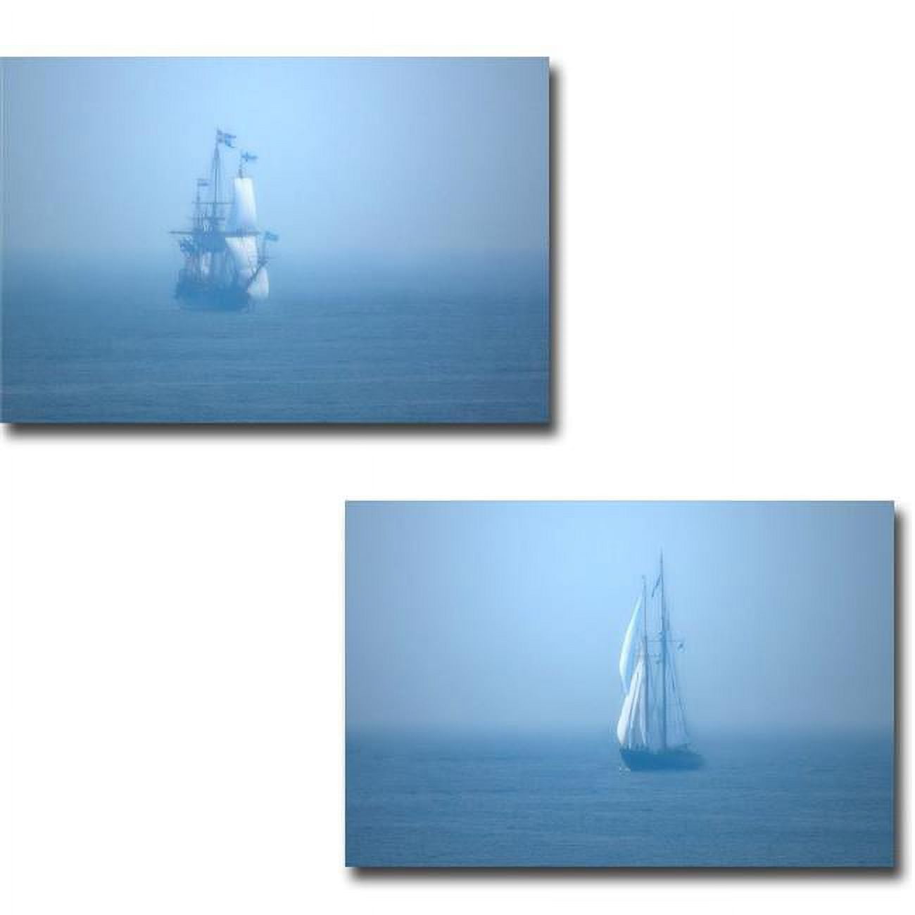 Godspeed & Virginia by Alan Hausenflock 2-Piece Premium Gallery Wrapped Canvas Giclee Art Set - 12 x 18 x 1.5 in.