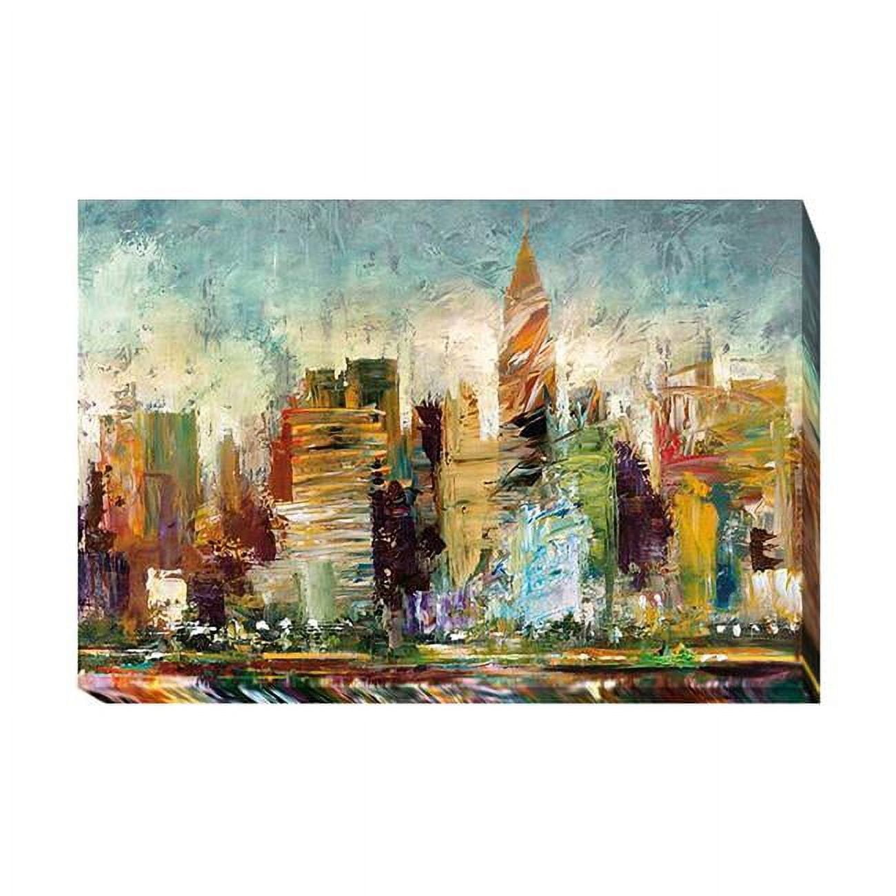 1624Q512EG Metropolis by Bruce Marion Premium Gallery-Wrapped Canvas Giclee Art - 16 x 24 x 1.5 in.