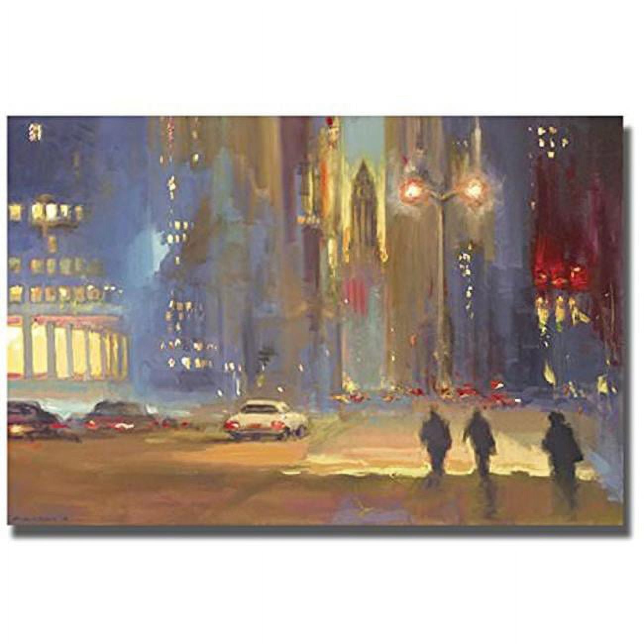 1624V512EG Just Before Dawn by John Allinson Premium Gallery-Wrapped Canvas Giclee Art - 16 x 24 x 1.5 in.