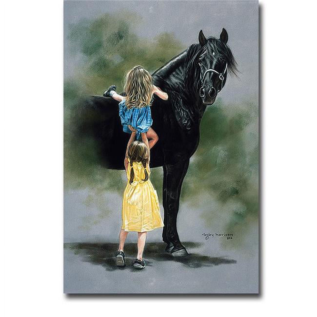 1624W304IG The Booster Club by Lesley Harrison Premium Gallery-Wrapped Canvas Giclee Art - 16 x 24 x 1.5 in.
