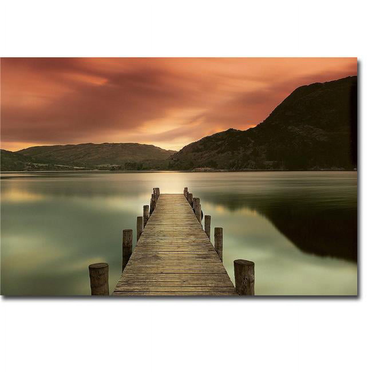 Ullswater by Mel Allen Premium Gallery Wrapped Canvas Giclee Art - Medium - 12 x 18 x 1.5 in.