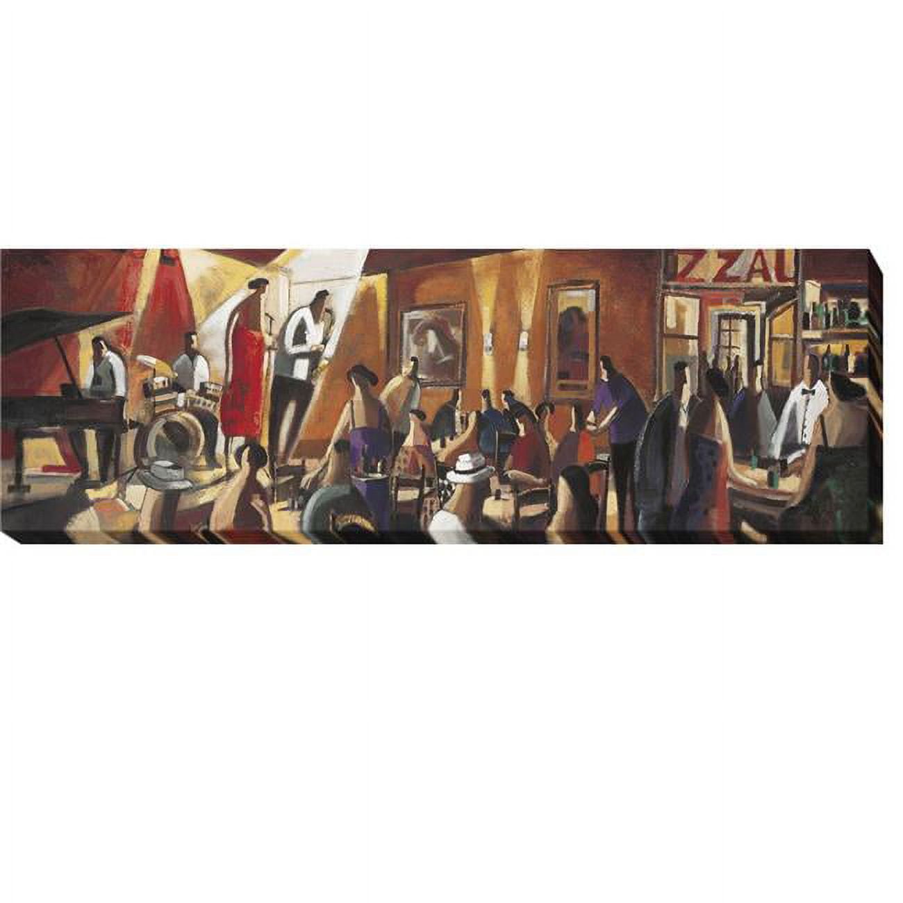 1648S890CG Quartet by Didier Lourenco Premium Oversize Gallery-Wrapped Canvas Giclee Art - 16 x 48 x 1.5 in.
