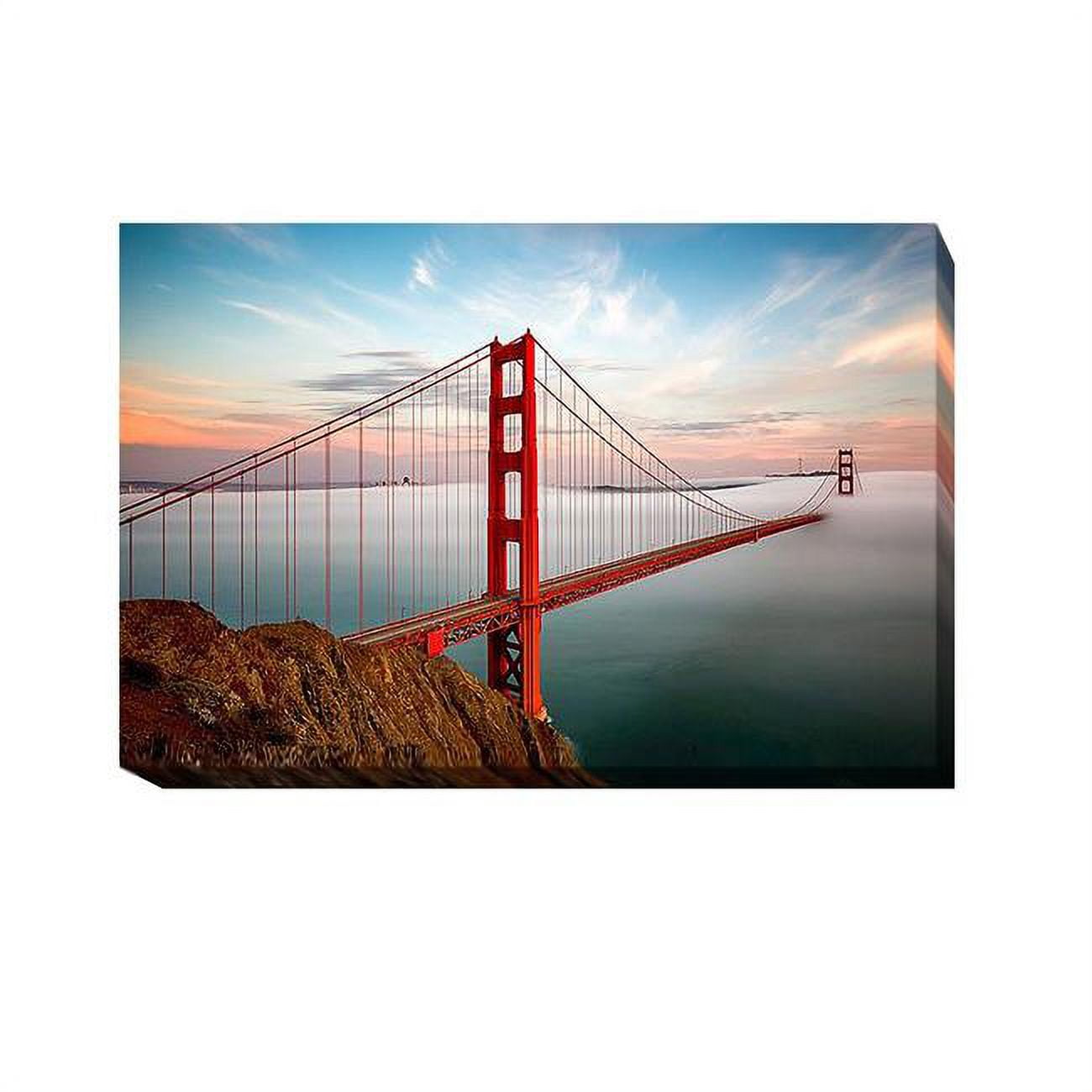 2436H297IG Into The Mist by Dave Gordon Premium Gallery-Wrapped Canvas Giclee Art - Ready to Hang, 24 x 36 x 1.5 in.