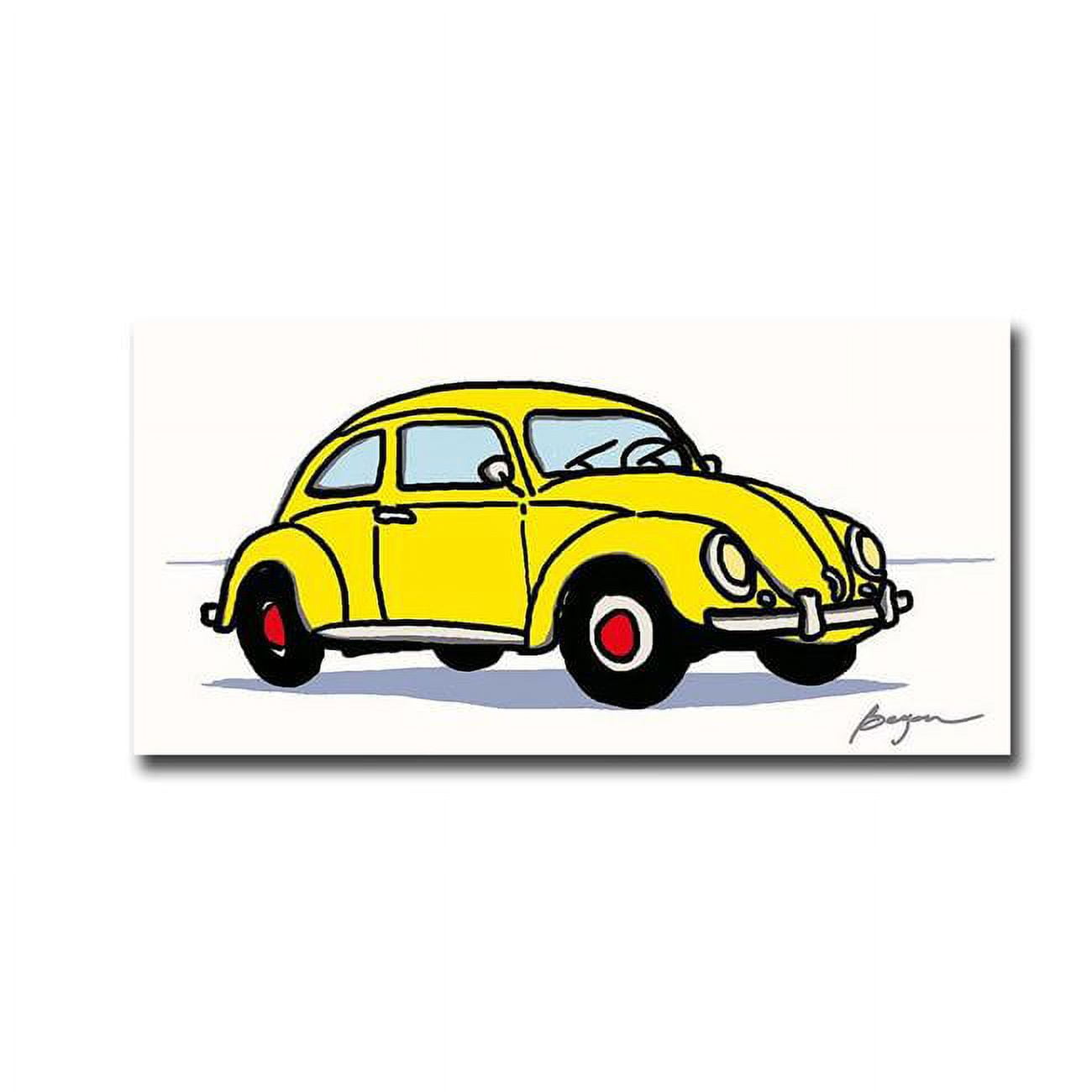 Fantasticar by Carlos Beyon Premium Gallery Wrapped Canvas Giclee Art - Ready to Hang, 12 x 24 x 1.5 in.