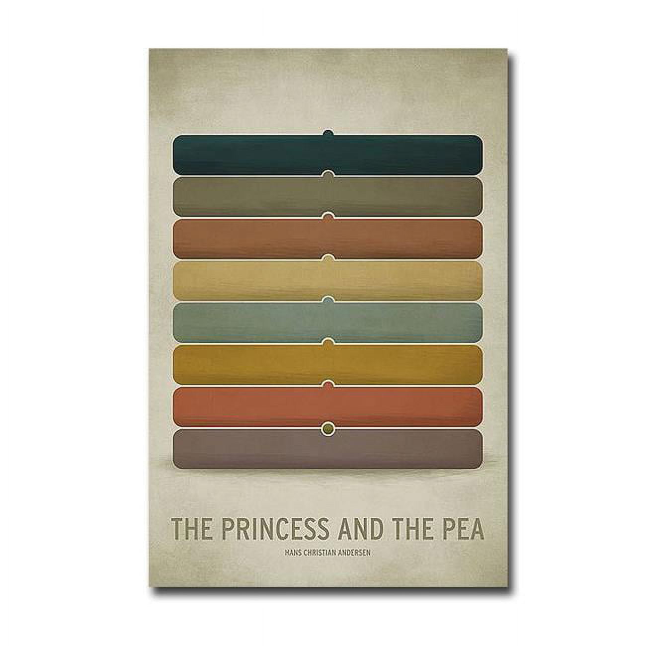 Princess Pea by Christian Jackson Premium Gallery-Wrapped Canvas Giclee Art - Ready to Hang, 24 x 36 x 1.5 in.