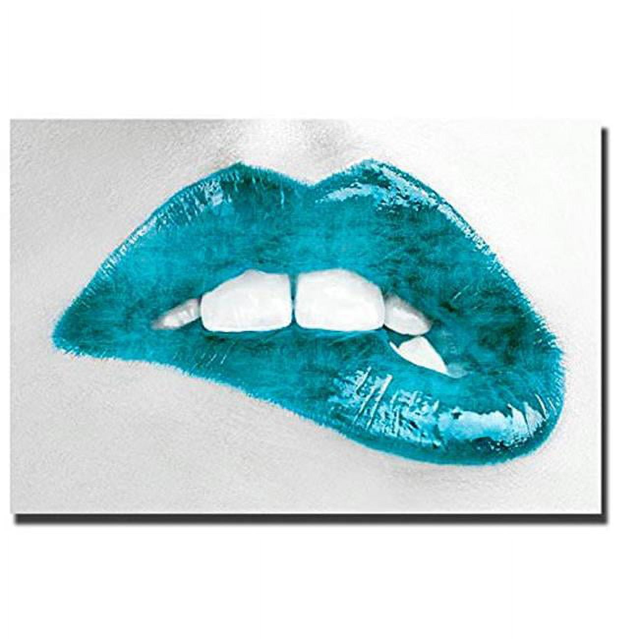 Luscious Teal by Sarah McGuire Custom Gallery-Wrapped Canvas Giclee Art - Ready to Hang, 24 x 36 x 1.5 in.