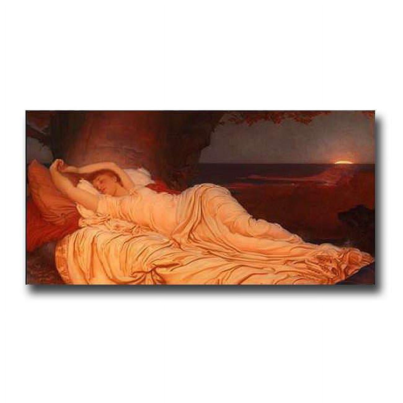 Cymon & Iphigenia by Frederic Leighton Premium Gallery-Wrapped Canvas Giclee Art - Ready to Hang, 12 x 24 x 1.5 in.