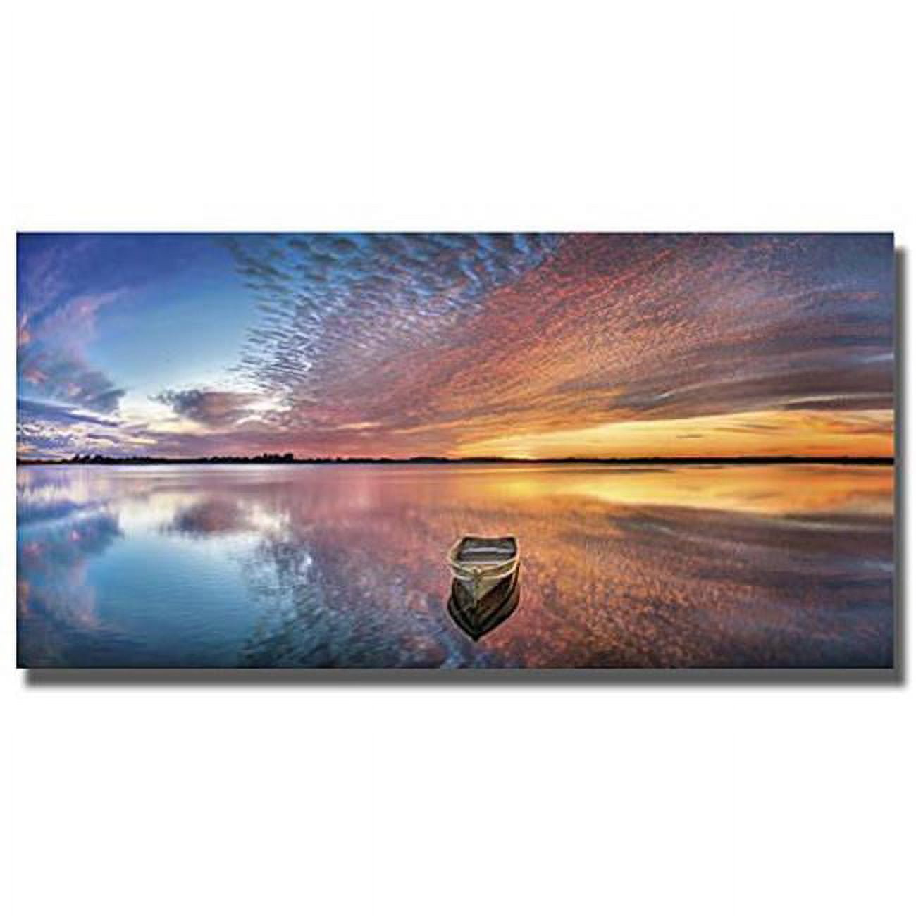 Reflection Bay by Doug Cavanah Premium Gallery-Wrapped Canvas Giclee Art - Ready-to-Hang, 12 x 24 x 1.5 in.
