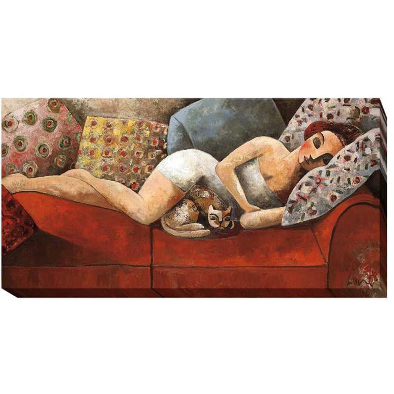 Siesta by Didier Lourenco Premium Gallery-Wrapped Canvas Giclee Art - Ready-to-Hang, 12 x 24 x 1.5 in.