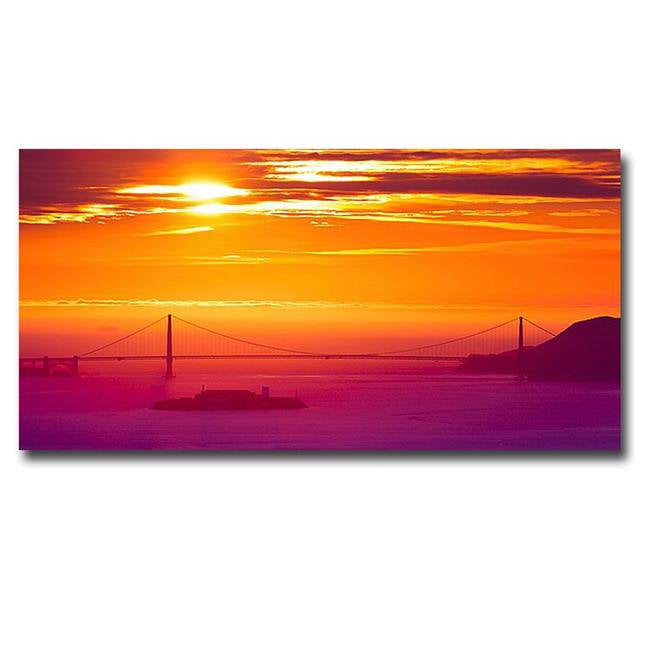 The Sun Gate by Greg Linhares Premium Gallery-Wrapped Canvas Giclee Art - Ready-to-Hang, 12 x 24 x 1.5 in.