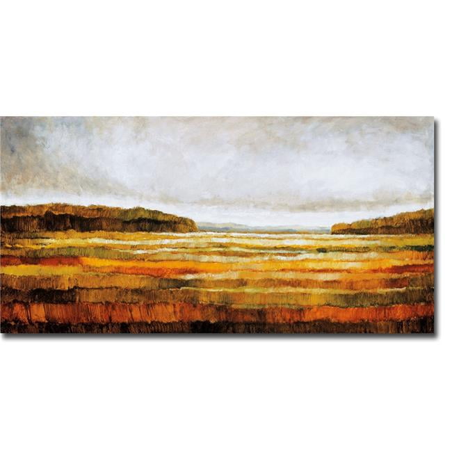 Latest Fall by Zenon Burdy Premium Gallery-Wrapped Canvas Giclee Art - Ready-to-Hang, 12 x 24 x 1.5 in.