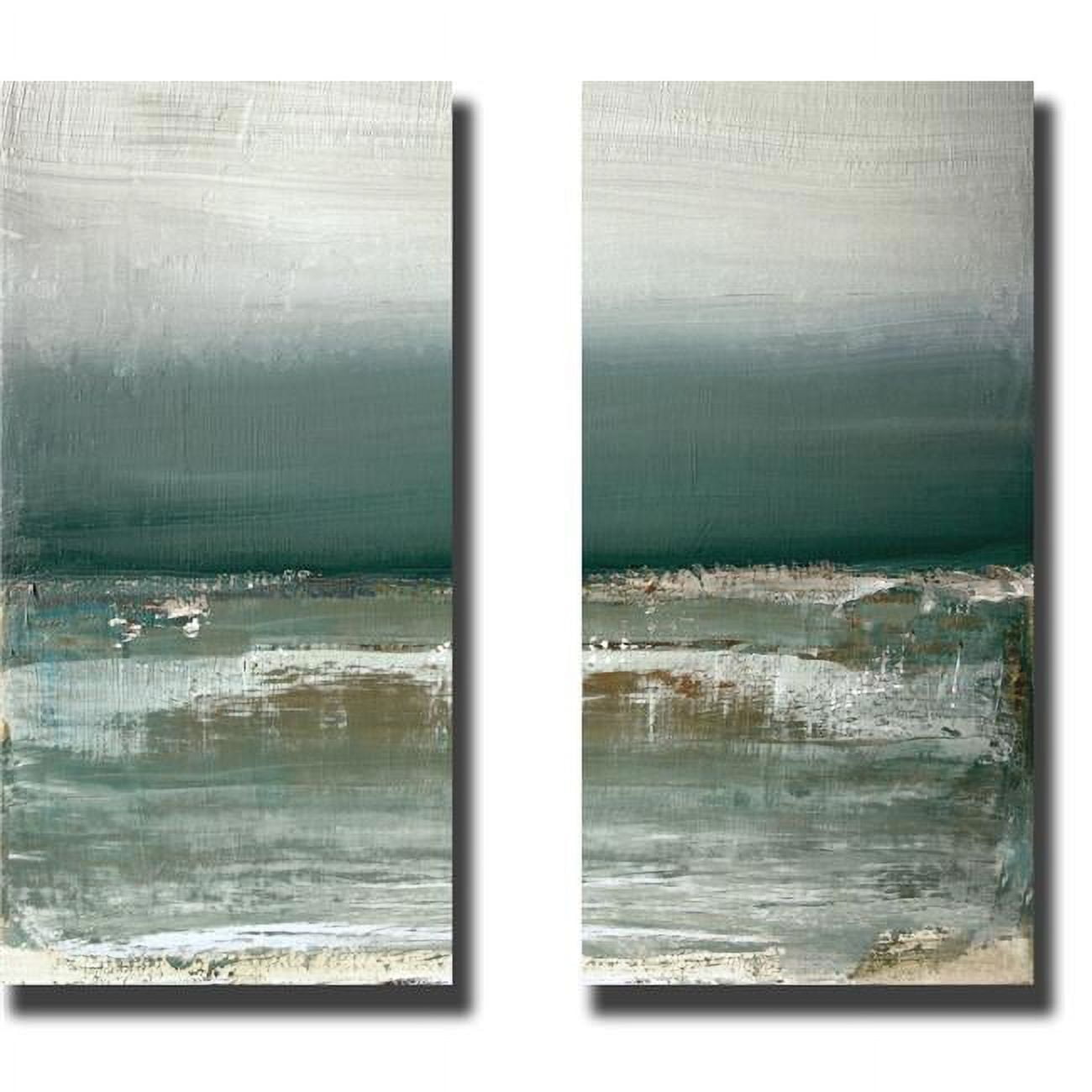 Shallows I & II by Caroline Gold Premium Gallery-Wrapped Canvas Giclee Art Set - Ready-to-Hang - Standard, 12 x 24 x 1.5 in.