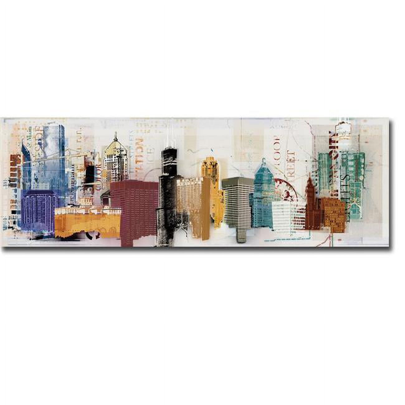 1236321CG Urban Designs by Noah Premium Gallery-Wrapped Canvas Giclee Art - Ready to Hang, 12 x 36 x 1.5 in.