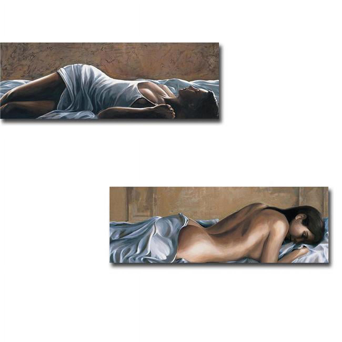 Sognando - Dreaming & Tenerezza - Tenderness by Giorgio Mariani Premium Gallery-Wrapped Canvas Giclee Art Set - Ready-to-Hang, 12 x 36 in.