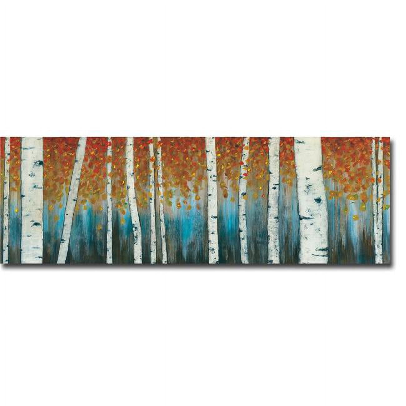 1236N321CG Birch Haven by W Blake Premium Gallery-Wrapped Canvas Giclee Art - Ready to Hang, 12 x 36 x 1.5 in.