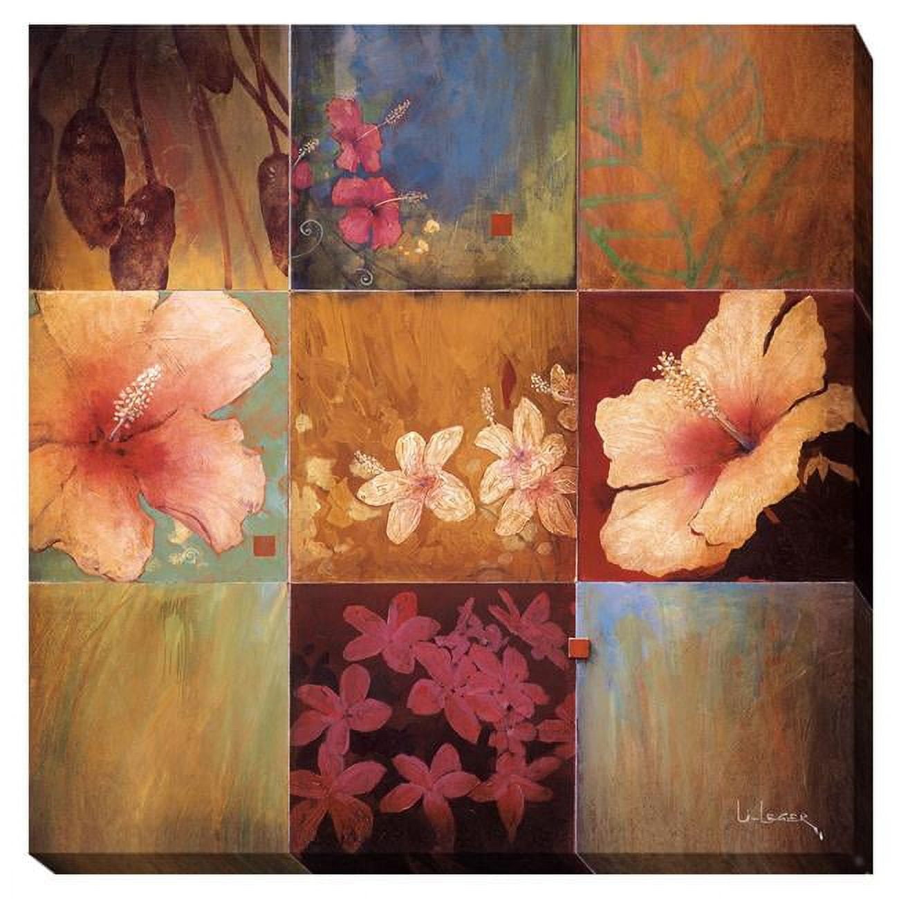Tropical NIne Patch II by Don Li-Leger Premium Gallery Wrapped Canvas Giclee Art - Ready to Hang, 16 x 16 x 1.5 in.
