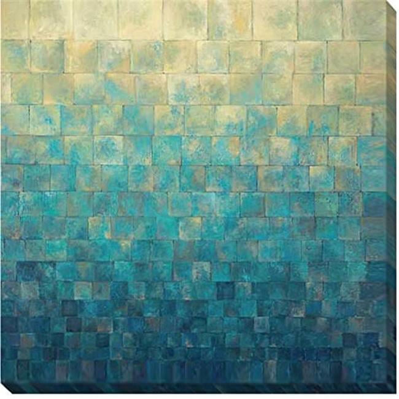 Cascade by Janelle Kroner Custom Gallery-Wrapped Canvas Giclee Art - Ready to Hang, 16 x 16 x 1.5 in.