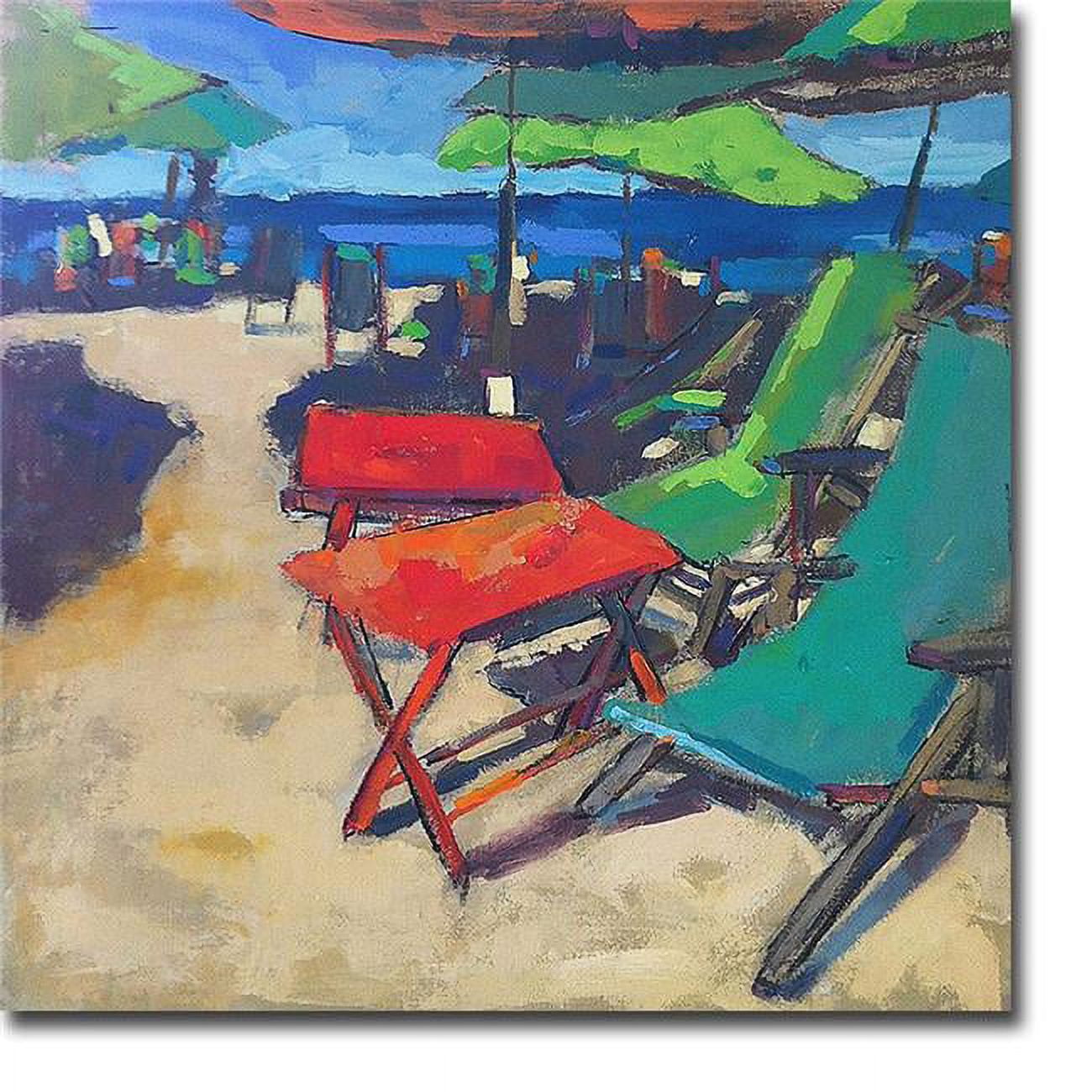 Playa by Page Pearson Railsback Premium Gallery-Wrapped Canvas Giclee Art - Ready-to-Hang, 16 x 16 x 1.5 in.