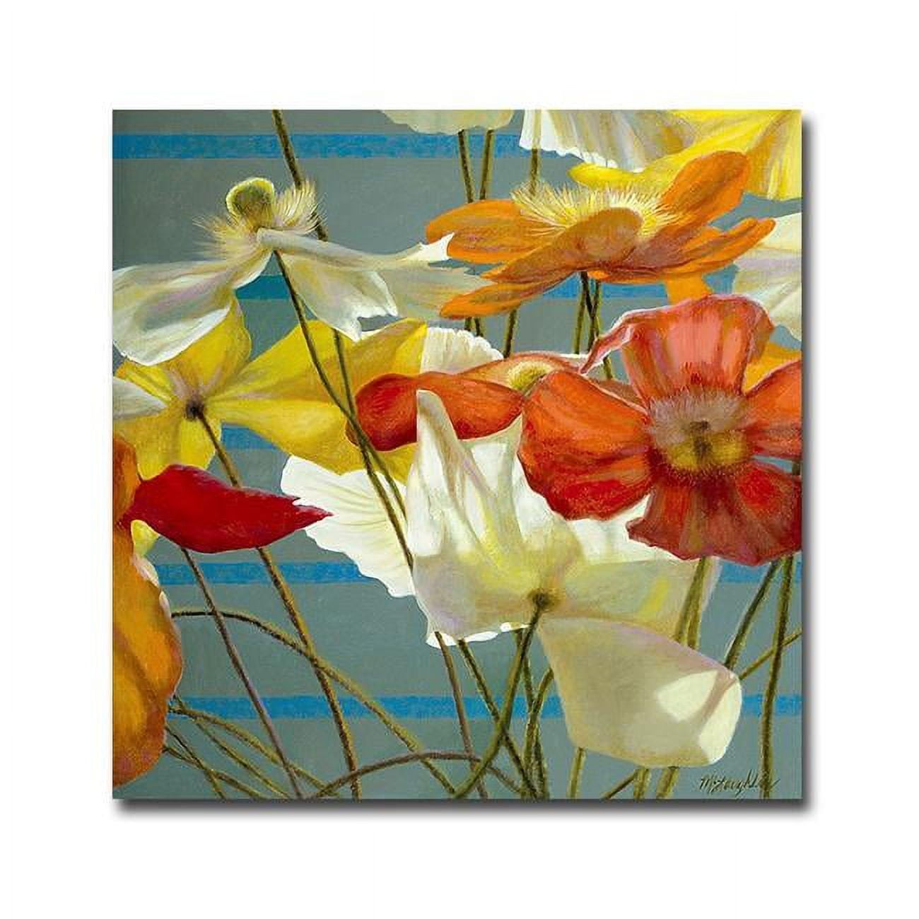 Stripes & Solids by Jan McLaughlin Premium Gallery-Wrapped Canvas Giclee Art - Ready to Hang, 30 x 30 x 1.5 in.