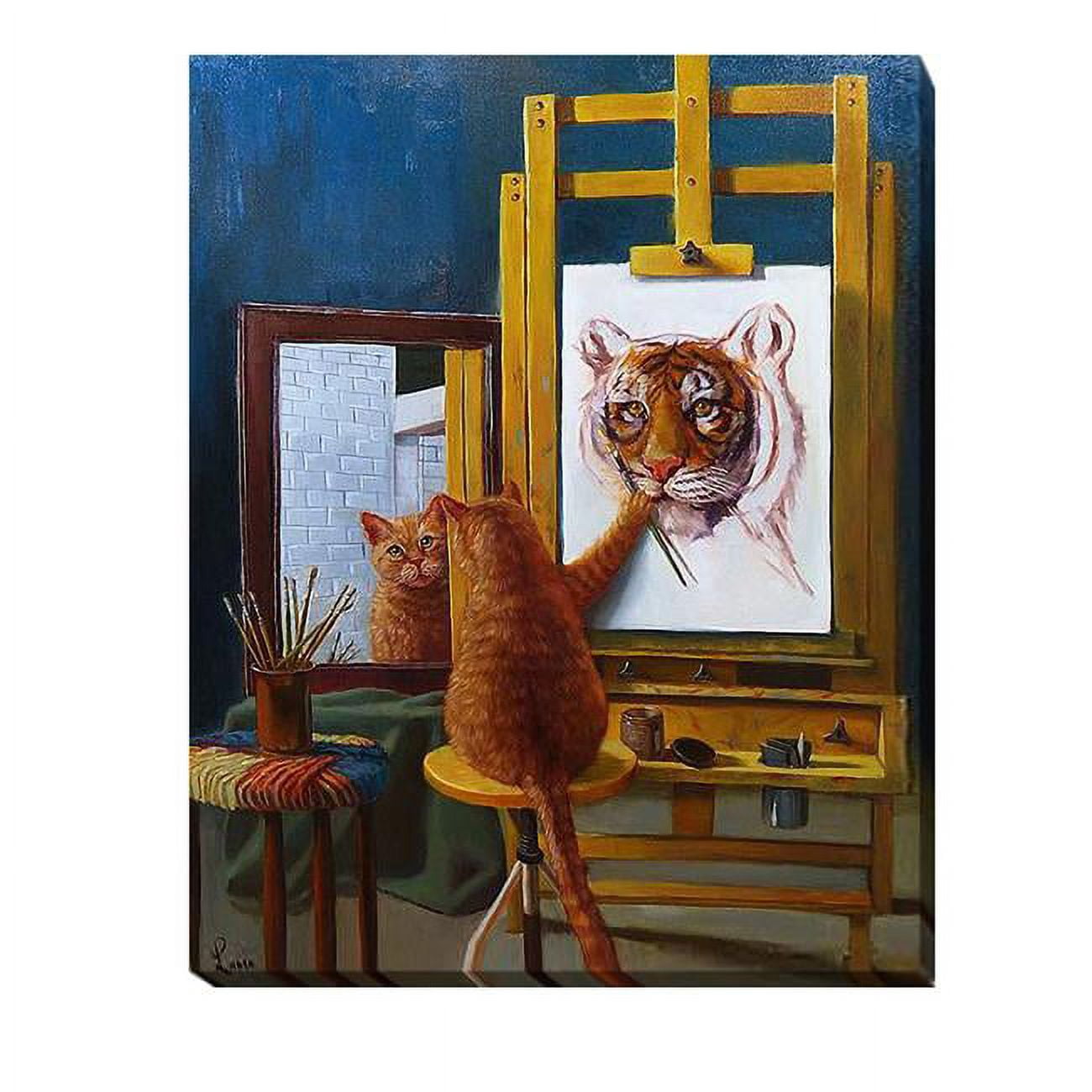 Norman Catwell by Lucia Heffernan Premium Gallery-Wrapped Canvas Giclee Art - Ready-to-Hang, 16 x 20 x 1.5 in.