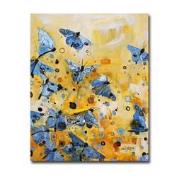 1620X495IG Metamorphosis Yellow by Britt Freda Premium Gallery-Wrapped Canvas Giclee Art - Ready-to-Hang, 16 x 20 x 1.5 in.