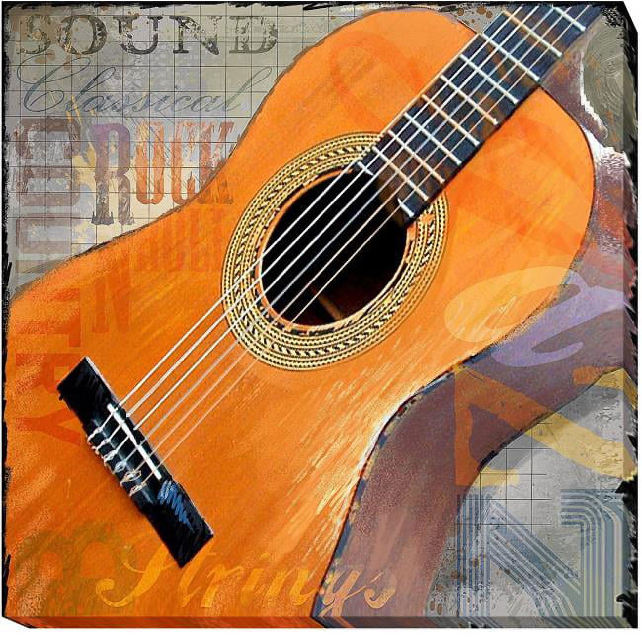 3030AM981IG Rock by Jim Baldwin Premium Gallery Wrapped Canvas Giclee Art - Ready to Hang, 30 x 30 x 1.5 in.