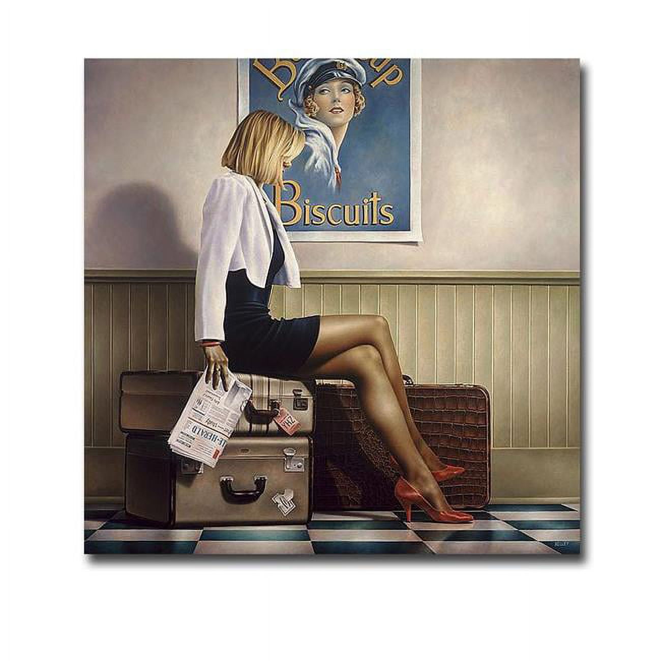 3030G478IC Biscuits by Paul Kelley Premium Gallery-Wrapped Canvas Giclee Art - Ready-to-Hang, 30 x 30 x 1.5 in.