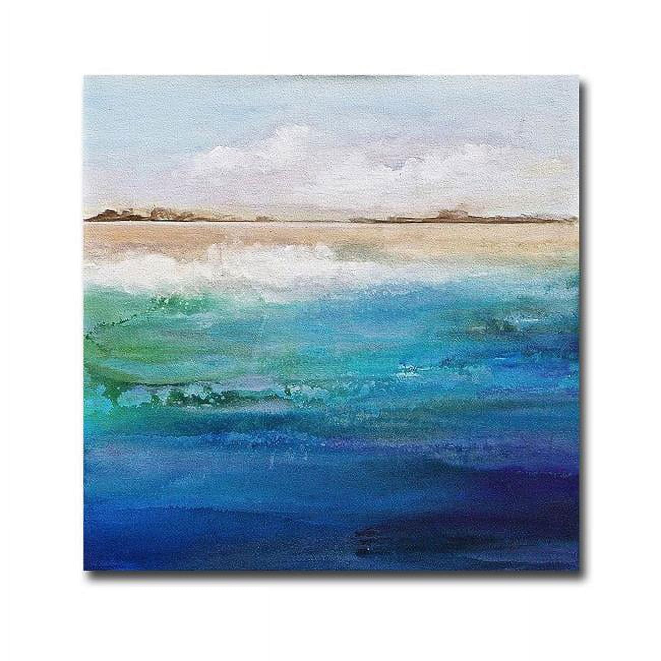 Shoreline by Karen Hale Premium Gallery-Wrapped Canvas Giclee Panorama Art - Ready to Hang, 30 x 30 x 1.5 in.