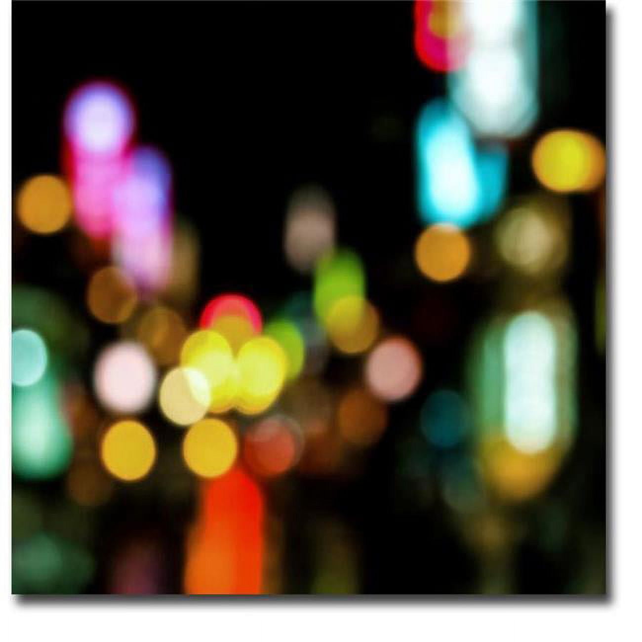 Night Lights by Kate Carrigan Custom Gallery-Wrapped Canvas Giclee Art - Ready to Hang, 30 x 30 x 1.5 in.