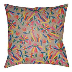 Picture of Artistic Weavers LOTA1301-1616 Lolita Square Pillow&#44; Poppy Red &amp; Hot Pink - 16 x 16 in.