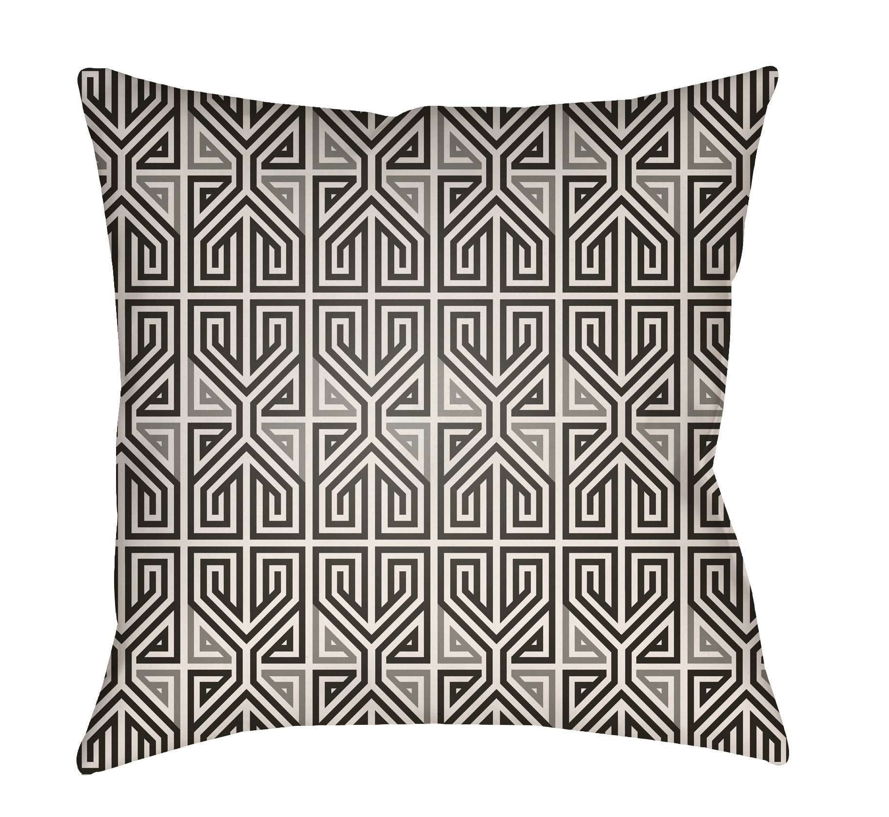 Picture of Artistic Weavers LOTA1253-2222 Lolita Square Pillow&#44; Onyx Black &amp; Light Gray - 22 x 22 in.