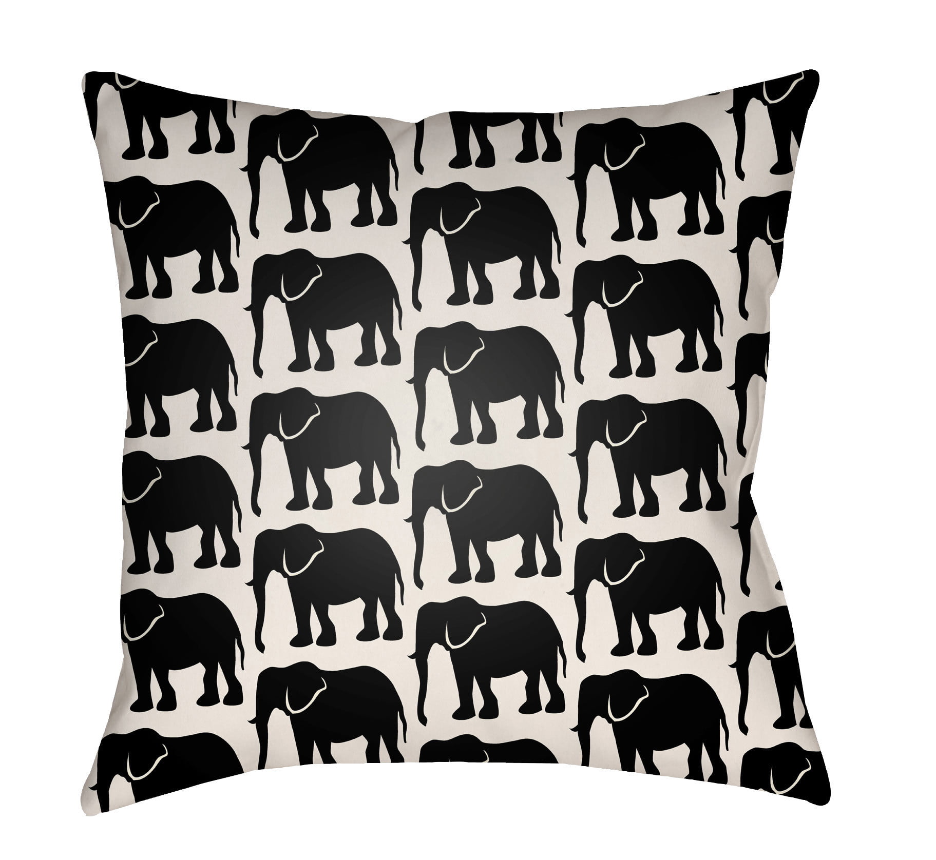 Picture of Artistic Weavers LOTA1407-1818 Lolita Square Pillow&#44; Onyx Black &amp; Ivory - 18 x 18 in.