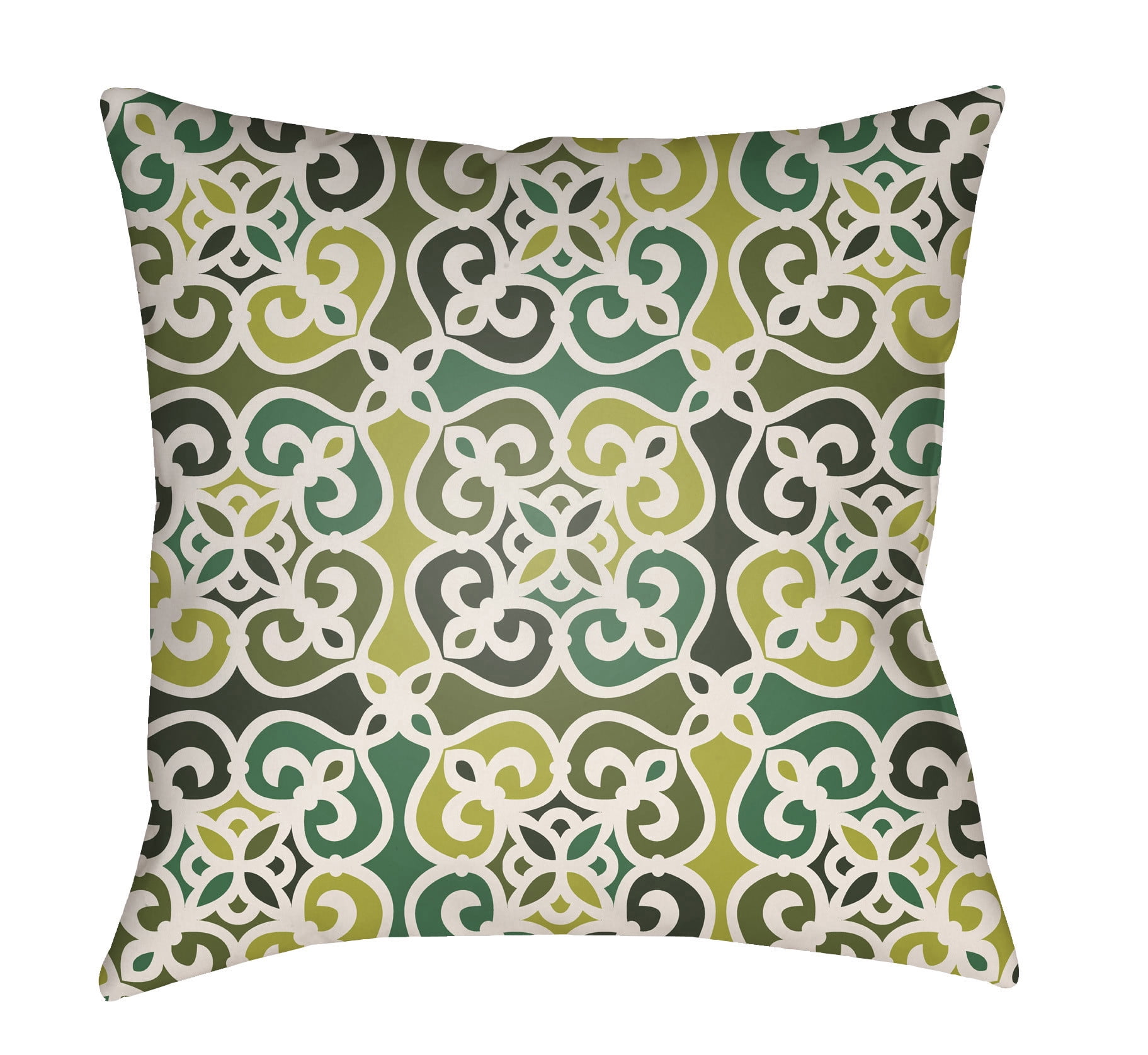 Picture of Artistic Weavers LOTA1320-2020 Lolita Square Pillow, Olive Green & Forest Green - 20 x 20 in.