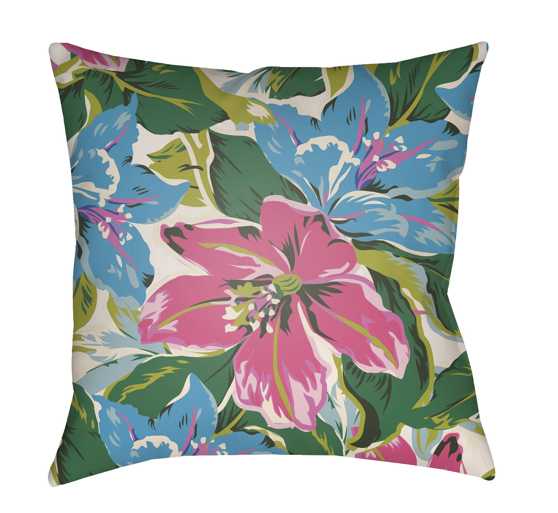 Picture of Artistic Weavers LOTA1400-2222 Lolita Square Pillow, Fuchsia & Aqua - 22 x 22 in.