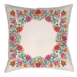 Picture of Artistic Weavers LOTA1305-2020 Lolita Square Pillow&#44; Poppy Red &amp; Hot Pink - 20 x 20 in.