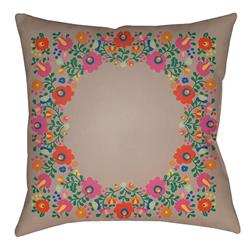 Picture of Artistic Weavers LOTA1304-2626 Lolita Square Pillow&#44; Poppy Red &amp; Hot Pink - 26 x 26 in.