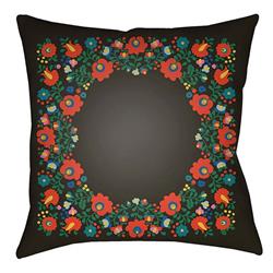 Picture of Artistic Weavers LOTA1306-2626 Lolita Square Pillow&#44; Poppy Red &amp; Teal - 26 x 26 in.
