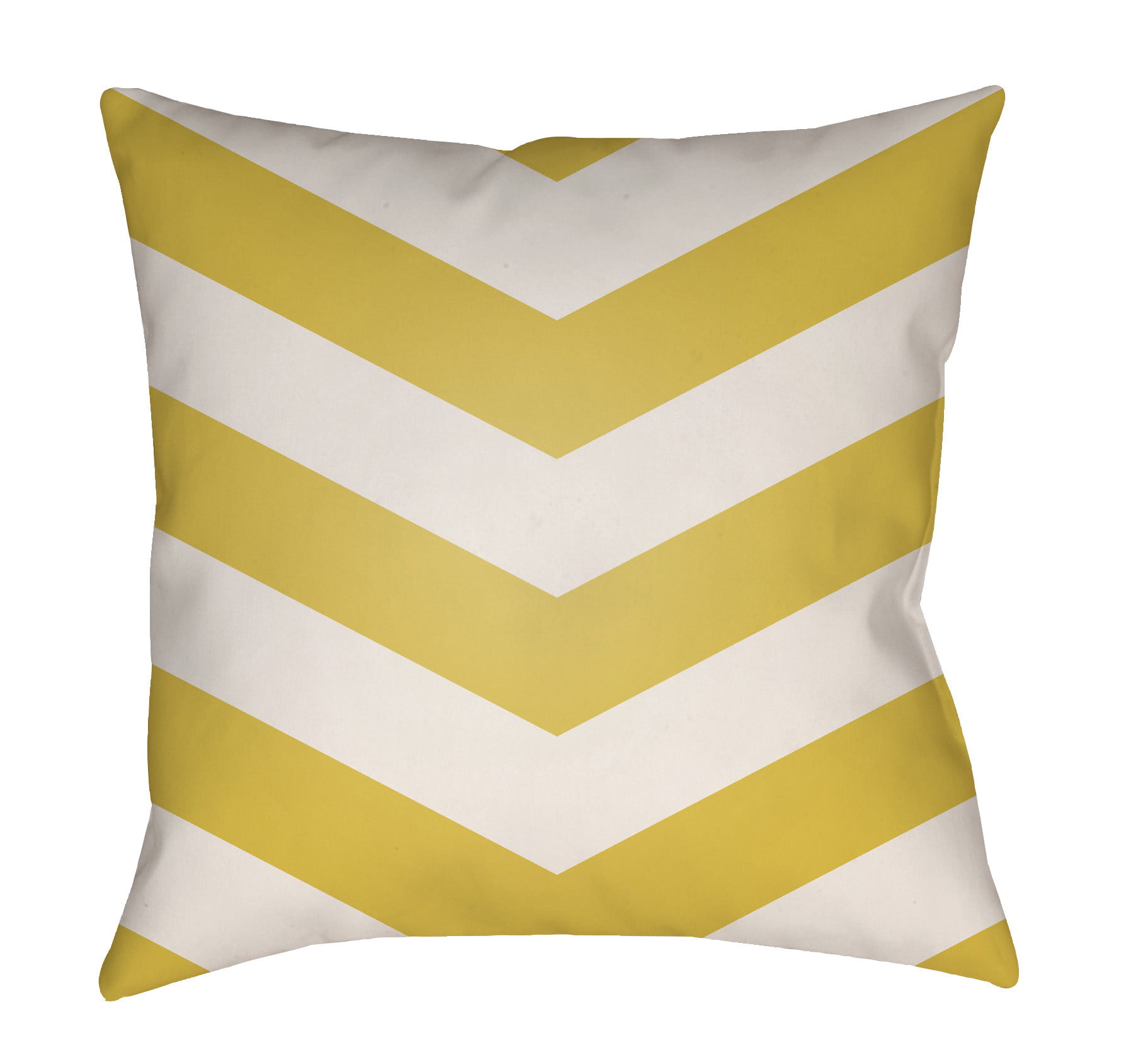 Picture of Artistic Weavers LTCH1005-2020 Litchfield Square Pillow&#44; Bright Yellow &amp; Ivory - 20 x 20 in.