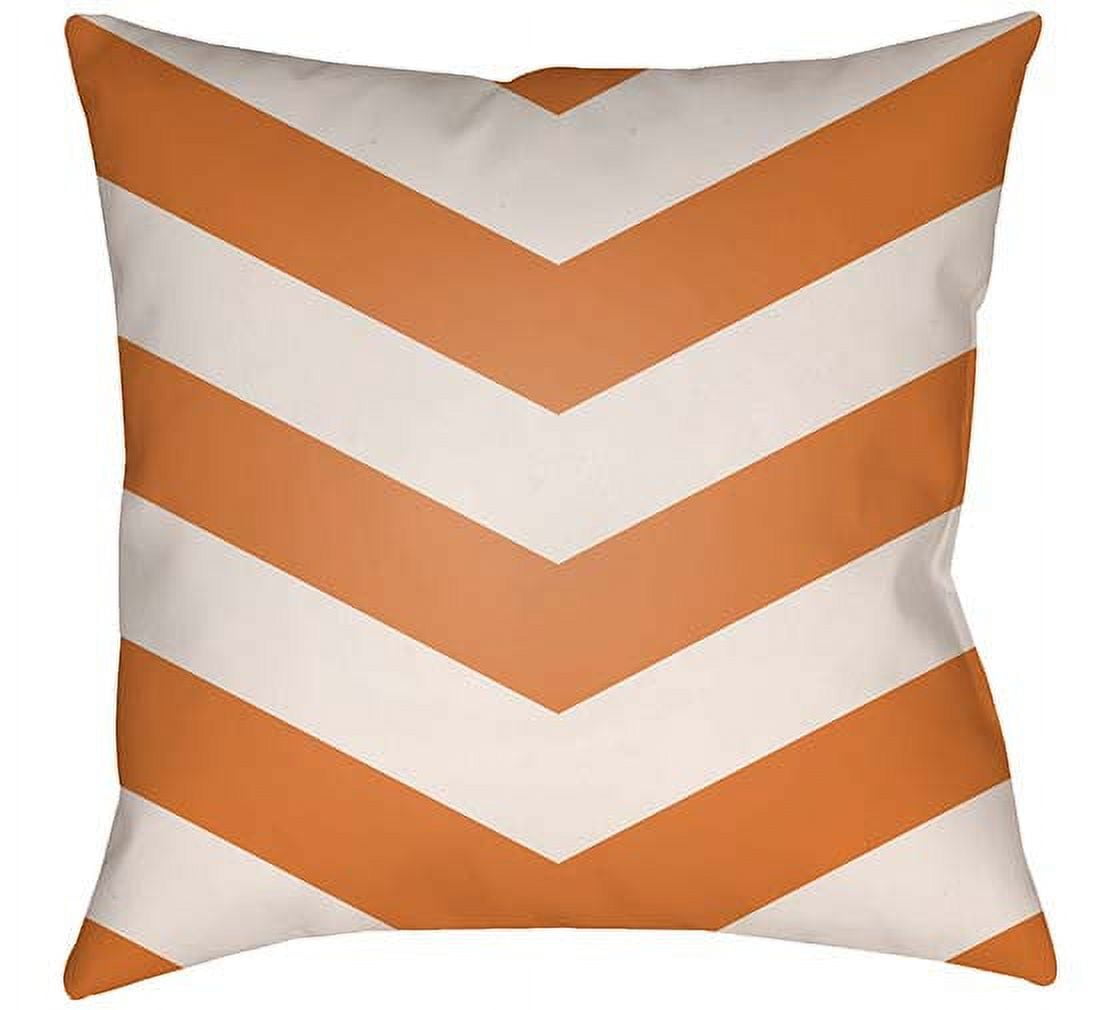 Picture of Artistic Weavers LTCH1007-1616 Litchfield Square Pillow&#44; Tangerine &amp; Ivory - 16 x 16 in.