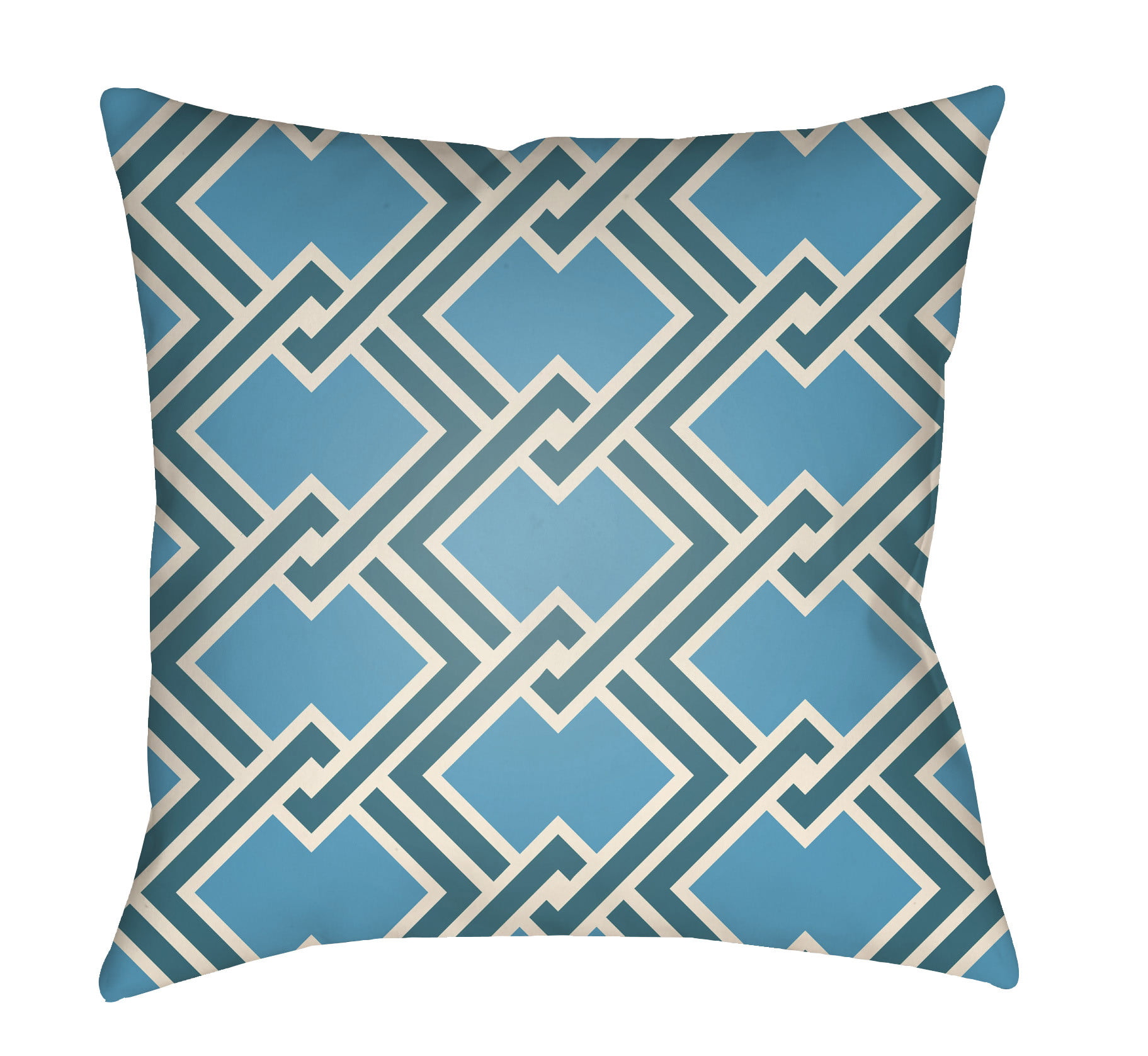 Picture of Artistic Weavers LTCH1103-2222 Litchfield Square Pillow&#44; Aqua &amp; Teal - 22 x 22 in.