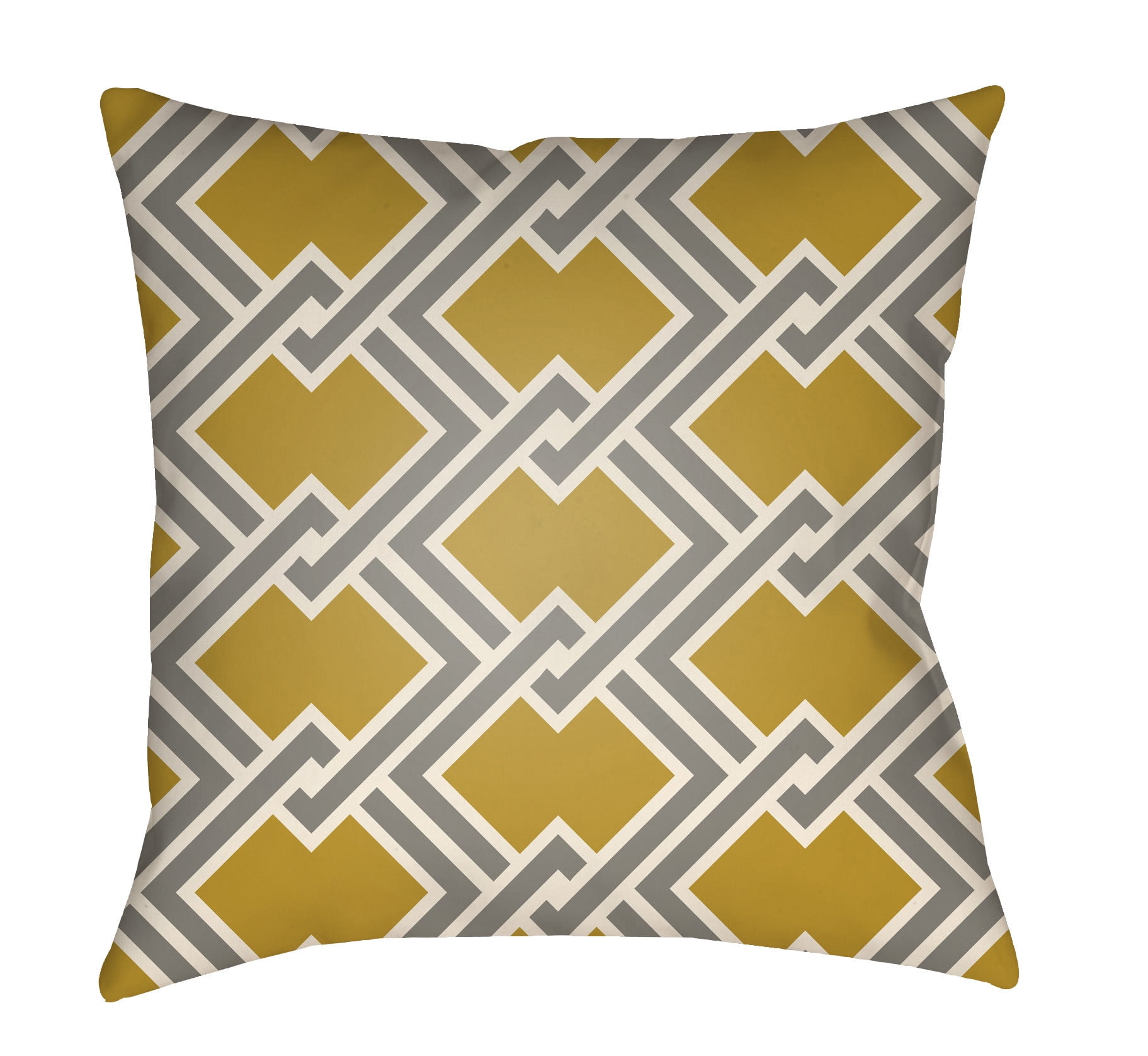 Picture of Artistic Weavers LTCH1106-2626 Litchfield Square Pillow&#44; Gold &amp; Gray - 26 x 26 in.