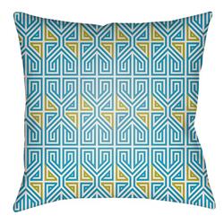 Picture of Artistic Weavers LOTA1254-2020 Lolita Square Pillow&#44; Aqua &amp; Lime Green - 20 x 20 in.