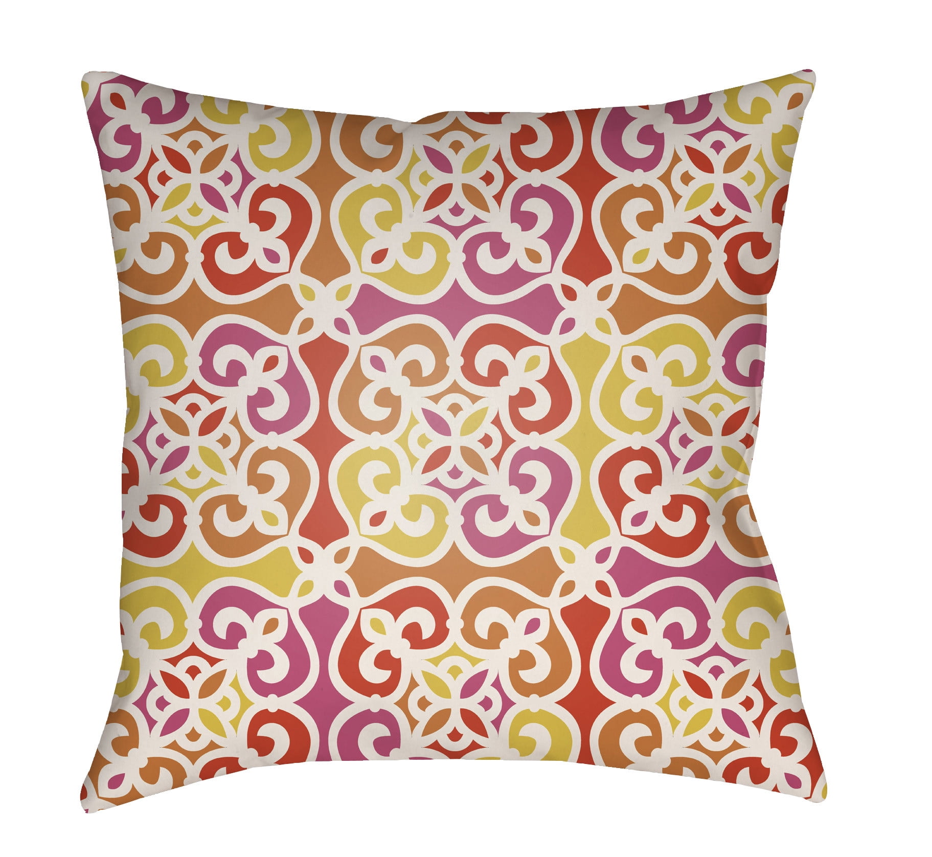 Picture of Artistic Weavers LOTA1317-2222 Lolita Square Pillow, Hot Pink & Poppy Red - 22 x 22 in.